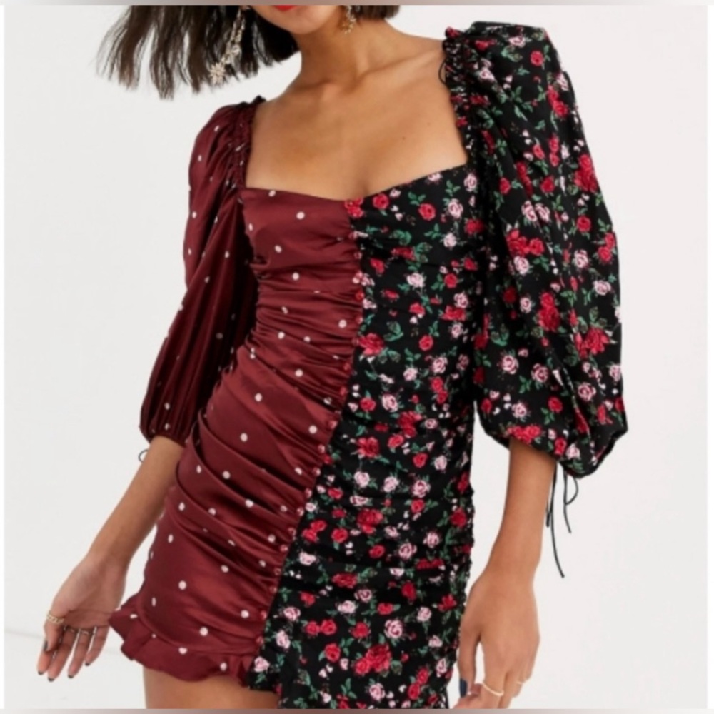 For Love & Lemons Cher Ruched Dress ✨